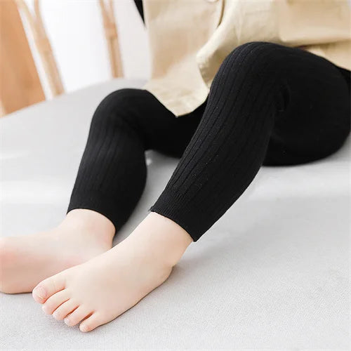Baby Boys Girls Tights Newborn Girl Leggings Tights For Girls Solid Cotton Knitted Kids Children Knitting Pantyhose For 0-3Years