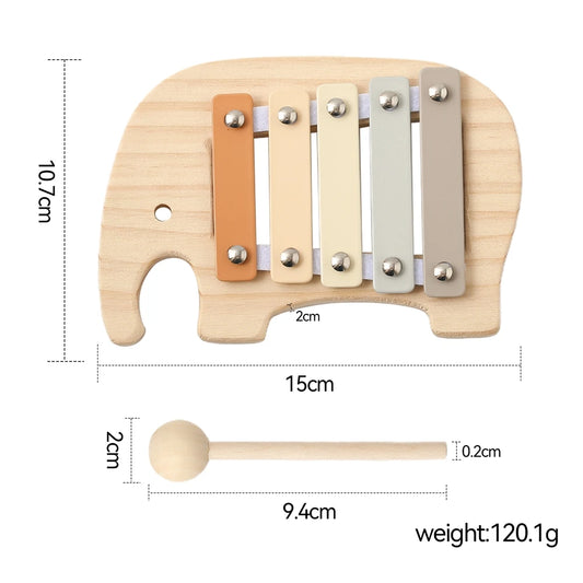Baby Educational Toys Wooden Music instruments Montessori Children's Musical Toys Xylophone Newborn Birthday Gifts Music Table T